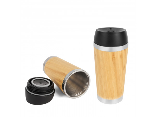 Bambusový termohrnček Tadar 7396, 450 ml Bambusový termohrnček Tadar 7396, 450 ml