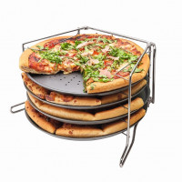 Sada 4 foriem na pizzu so stojanom Konighoffer 9277, 28 cm Sada 4 foriem na pizzu so stojanom Konighoffer 9277, 28 cm