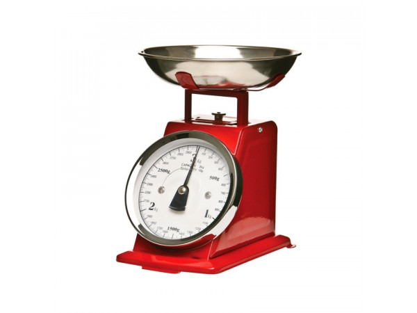 Kuchynská váha Retro Secret de Gourmet 5five 5125 červená Kuchynská váha Retro Secret de Gourmet 5five 5125 červená