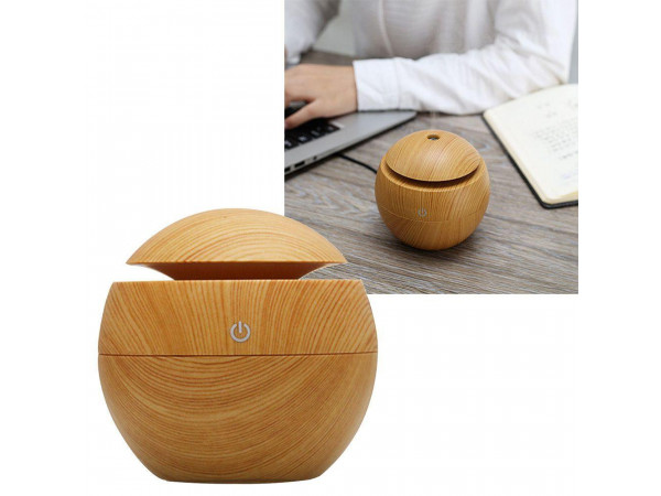 Aróma difuzér - zvlhčovač vzduchu, USB mini MAO1394, svetlohnedý Aróma difuzér - zvlhčovač vzduchu, USB mini MAO1394, svetlohnedý