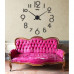 3D Nalepovacie hodiny DIY Clock Evevo 8280bXL, čierne, 90-130cm 3D Nalepovacie hodiny DIY Clock Evevo 8280bXL, čierne, 90-130cm