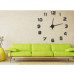 3D Nalepovacie hodiny DIY Clock Evevo 8233XL, čierne 90-130cm 3D Nalepovacie hodiny DIY Clock Evevo 8233XL, čierne 90-130cm
