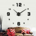 3D Nalepovacie hodiny Clock BIG 3-12 XL, čierne 90-130cm 3D Nalepovacie hodiny Clock BIG 3-12 XL, čierne 90-130cm