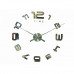 3D Nalepovacie hodiny DIY Clock Evevo 8232SXL, zrkadlové, 90-130cm 3D Nalepovacie hodiny DIY Clock Evevo 8232SXL, zrkadlové, 90-130cm