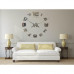 3D Nalepovacie hodiny DIY Clock Evevo 8232SXL, zrkadlové, 90-130cm 3D Nalepovacie hodiny DIY Clock Evevo 8232SXL, zrkadlové, 90-130cm