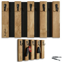Drevený vešiak na kľúče lamele Flexistyle wk1-3019 Drevený vešiak na kľúče lamele Flexistyle wk1-3019