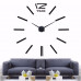 3D Nalepovacie hodiny DIY Clock 12 Time XL Black 90-130cm 3D Nalepovacie hodiny DIY Clock 12 Time XL Black 90-130cm