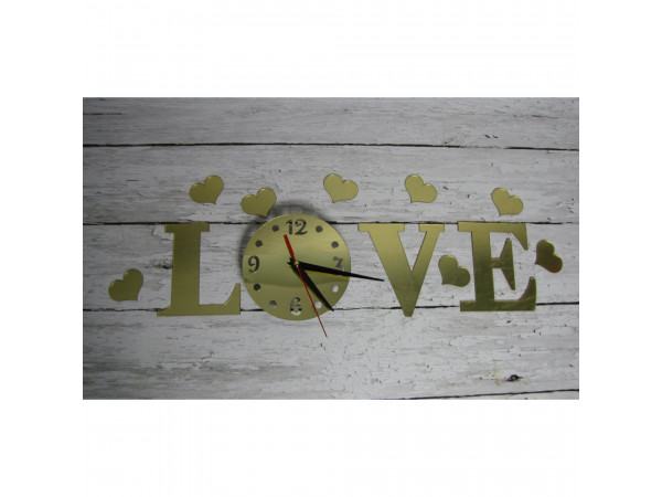 Nalepovacie nástenné hodiny Love 7A7, 50cm Nalepovacie nástenné hodiny Love 7A7, 50cm