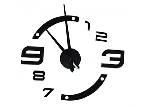 3D Nalepovacie hodiny DIY Clock, gotq70h, 80-130cm