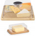 Bambusová doska na syr s poklopom + dóza na maslo 5Five 9271