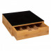 Bambusový box na kapsule so sklenenou doskou 5Five 7753