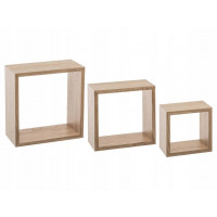 Sada nástenných políc Cube 5Five 956C, 3 kusy Sada nástenných políc Cube 5Five 956C, 3 kusy
