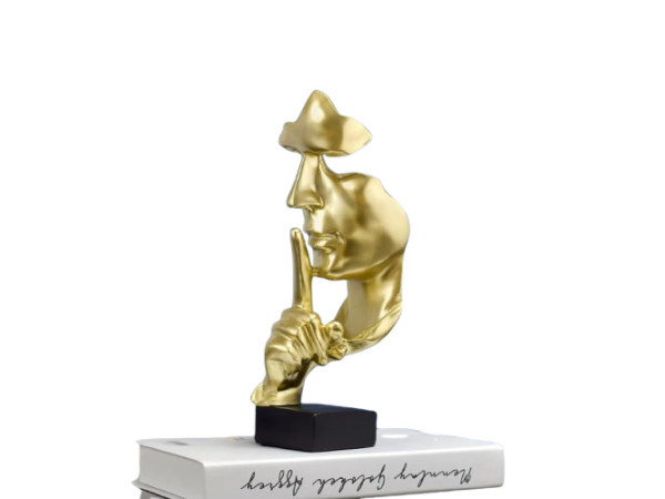 Živicová socha CMSJ-W, 27cm svetlé zlato Živicová socha CMSJ-W, 27cm svetlé zlato