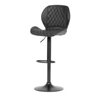 Barová stolička čierna COWBOY látka Autronic AUB-431 BK3 Barová stolička čierna COWBOY látka Autronic AUB-431 BK3