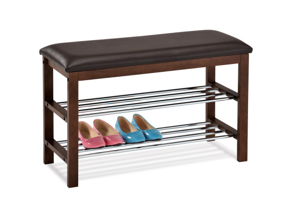 Botník dvojúrovňový Autronic 83168-06 WAL, 80cm Botník dvojúrovňový Autronic 83168-06 WAL, 80cm
