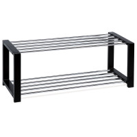 Botník dvojúrovňový Autronic 83168-11 BK, 80cm