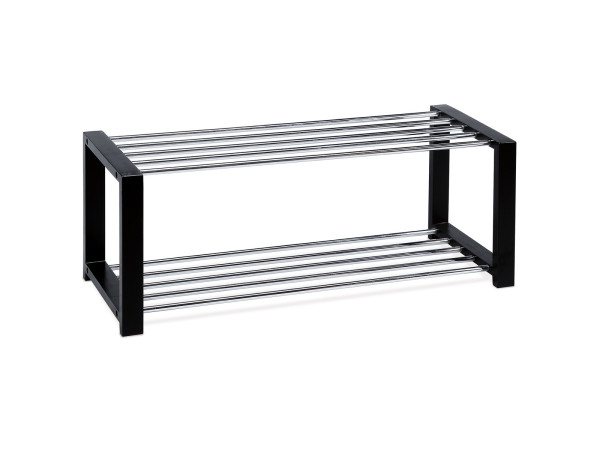 Botník dvojúrovňový Autronic 83168-11 BK, 80cm