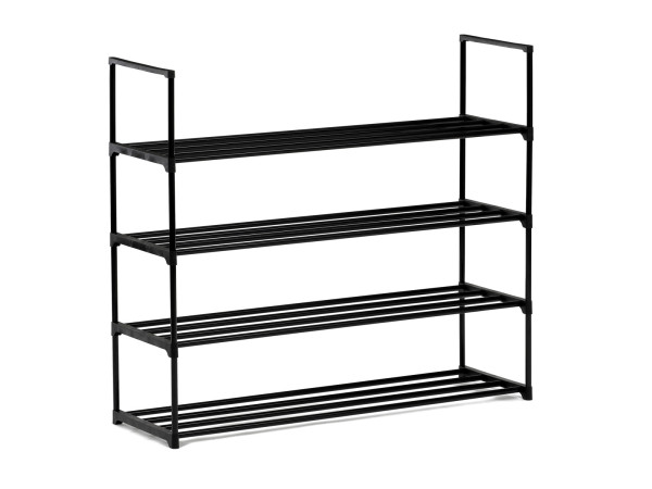 Botník štvorúrovňový Autronic GD-406 BK, 91cm Botník štvorúrovňový Autronic GD-406 BK, 91cm