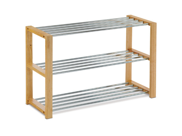 Botník trojúrovňový Autronic 83168-12 NAT, 80cm Botník trojúrovňový Autronic 83168-12 NAT, 80cm