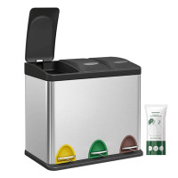 Kuchynský odpadkový kôš na triedený odpad Autronic AUK-E1124 CR Kuchynský odpadkový kôš na triedený odpad Autronic AUK-E1124 CR