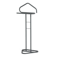 Moderný kovový nemý sluha Autronic 81119 GREY, šedá 108cm Moderný kovový nemý sluha Autronic 81119 GREY, šedá 108cm