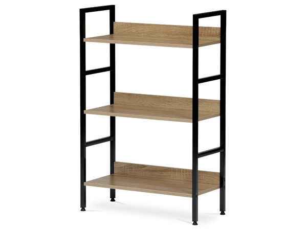 Regál s 3 policami Autronic GD-313 OAK Regál s 3 policami Autronic GD-313 OAK