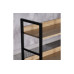 Regál so 4 policami Autronic GD-314 OAK Regál so 4 policami Autronic GD-314 OAK
