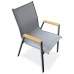 Záhradná stolička Autronic AZC-S1050 GREY Záhradná stolička Autronic AZC-S1050 GREY