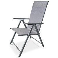 Záhradná stolička Autronic AZC-S1116 GREY