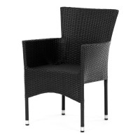 Záhradná stolička Autronic AZC-S2117 BK