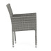 Záhradná stolička Autronic AZC-S2118 GREY Záhradná stolička Autronic AZC-S2118 GREY