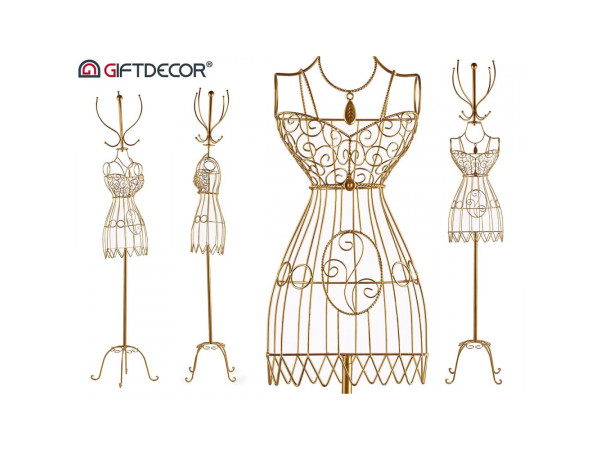 Dámska krajčírska figurína kov zlatá 170cm, Giftdecor 93240 Dámska krajčírska figurína kov zlatá 170cm, Giftdecor 93240