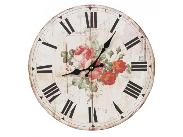Nástenné hodiny Clayre & EEF, 6kl0240, 34cm