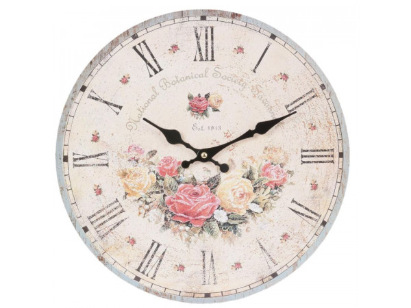 Nástenné hodiny Clayre & EEF, 6kl0283, 34cm