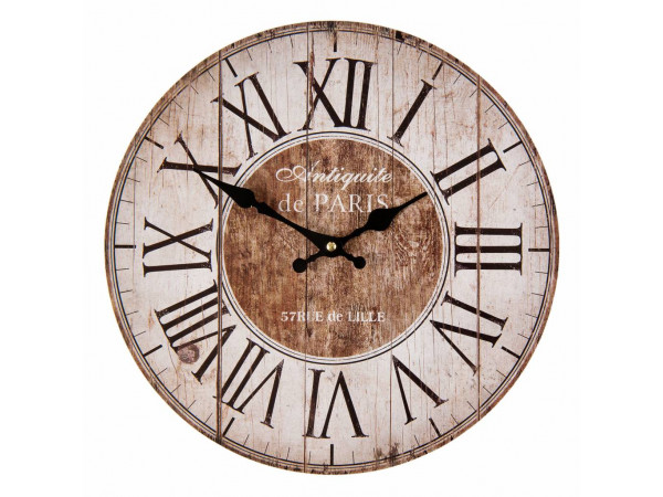 Nástenné hodiny Clayre & EEF, 6kl0457, 34cm