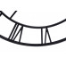 Nástenné hodiny Italy 80 cm, čierne Nástenné hodiny Italy 80 cm, čierne