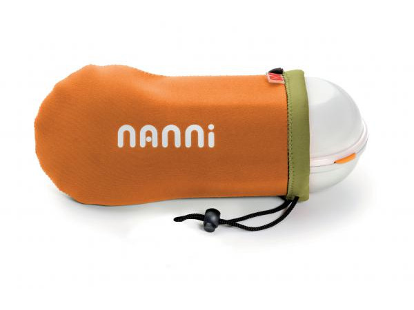 Lunch box IRIS Nanni, biely / oranžový obal