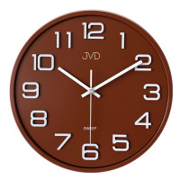 Nástenné hodiny JVD Sweep HX2472.5 hnedé, 31 cm Nástenné hodiny JVD Sweep HX2472.5 hnedé, 31 cm