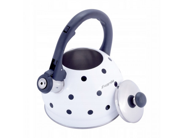 Bodkovaný čajník Kamille KM1070, biely 2 l Bodkovaný čajník Kamille KM1070, biely 2 l