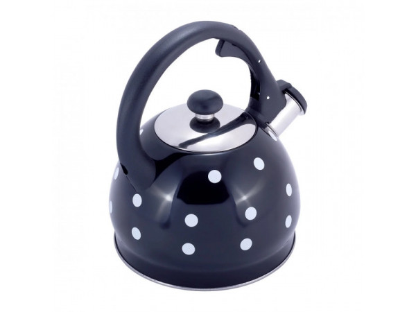 Bodkovaný čajník Kamille KM1070, čierny 2 l Bodkovaný čajník Kamille KM1070, čierny 2 l