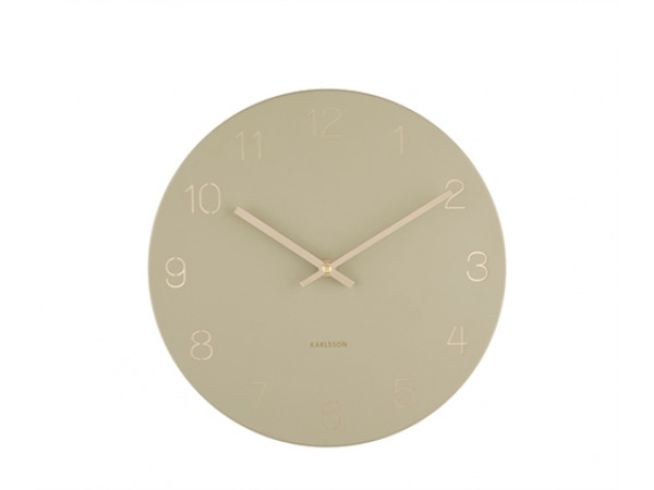 Nástenné hodiny Karlsson KA5788OG Charm Engraved Numbers, 30 cm Nástenné hodiny Karlsson KA5788OG Charm Engraved Numbers, 30 cm