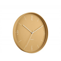 Nástenné hodiny Karlsson KA5735YE Numbers & Lines, 40 cm