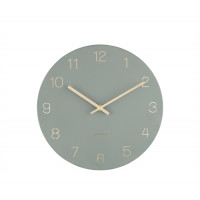Nástenné hodiny Karlsson KA5788GR Charm Engraved Numbers, 30 cm