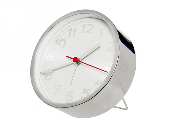 Dizajnový budík 5439WH Karlsson 10cm Dizajnový budík 5439WH Karlsson 10cm