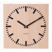 Obojstranné nástenné hodiny Karlsson 5528 natur 30cm Obojstranné nástenné hodiny Karlsson 5528 natur 30cm
