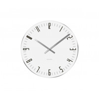 Nástenné/ stolné hodiny KA5615WH, Karlsson Slim Index small, 17cm