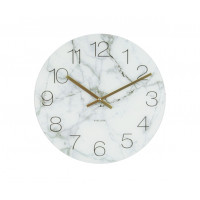 Nástenné hodiny KA5618WH, Karlsson Marble medium white, 40cm Nástenné hodiny KA5618WH, Karlsson Marble medium white, 40cm