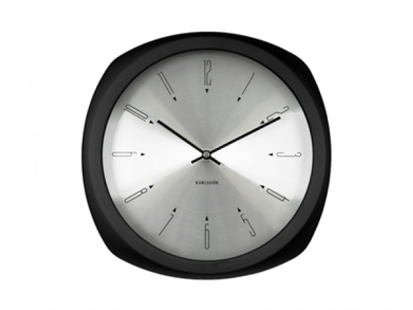 Nástenné hodiny Karlsson Aesthetic KA5626BK, 31cm Nástenné hodiny Karlsson Aesthetic KA5626BK, 31cm