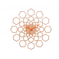 Nástenné hodiny Karlsson KA5639WD, Sunshine Hexagon, 48cm Nástenné hodiny Karlsson KA5639WD, Sunshine Hexagon, 48cm