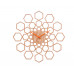Nástenné hodiny Karlsson KA5639WD, Sunshine Hexagon, 48cm Nástenné hodiny Karlsson KA5639WD, Sunshine Hexagon, 48cm